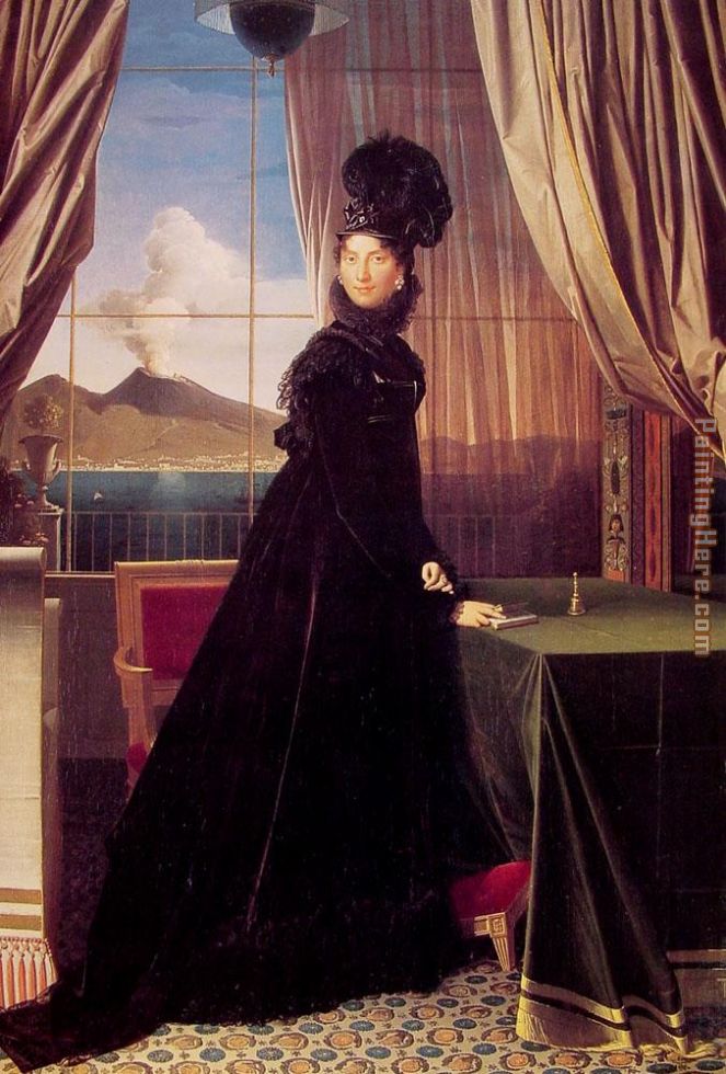Queen Caroline Murat painting - Jean Auguste Dominique Ingres Queen Caroline Murat art painting Queen Caroline Murat painting - Jean Auguste Dominique Ingres Queen Caroline Murat art painting